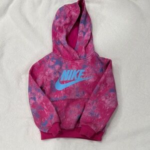 Nike Girls Hoodie in Pink and Blue
